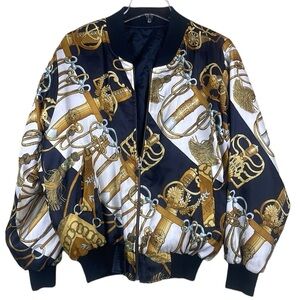 Vintage Unbranded Full Zip Lightweight Jacket Size Large